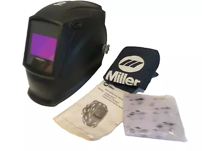 Miller Digital Elite Welding Helmet Auto Darkening W/Manual Extra Lens Cloth Bag • $199
