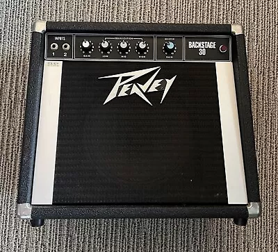 Peavey Backstage 30 Combo Amplifier Vintage 1980's 30W - USA - Serviced - Photos • $195