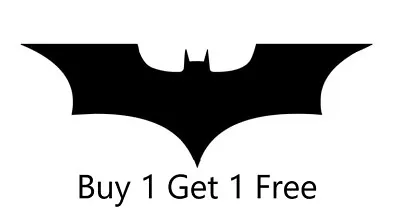 ~*~ The DARK KNIGHT Batman Logo Vinyl Sticker Decal Wall Buy 1 Get 1 Free DC • $0.99