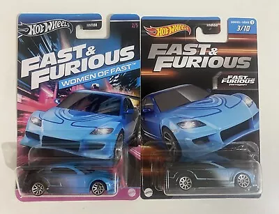 Hot Wheels Mazda Rx8 Fast & Furious Exclusive Blue • $59