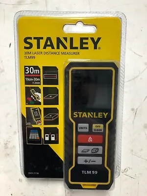 $44 • Buy NEW - Stanley TLM99  Bluetooth Long Distance Measurer 30' STHT1-77138