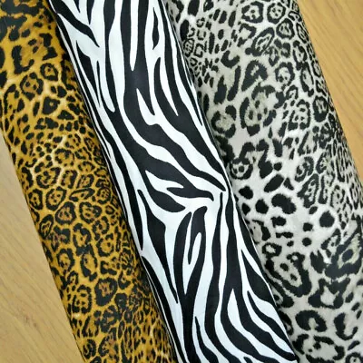 Designer ROSE & HUBBLE 100% COTTON Animal Skin LEOPARD PRINT FABRIC MATERIAL  • £4.75