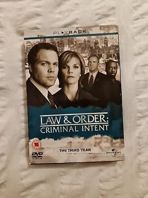Law And Order - Criminal Intent - Series 3 - Complete (DVD 2009) • £9.99
