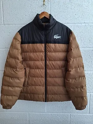 Lacoste Puffer Jacket Devanlay Size - 52 / Medium / Large Bronze & Black • £59.99
