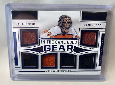 2020-21 Leaf ITG Used In The Game Gear Relics Patch JOHN VANBIESBROUCK /30 • $32.99