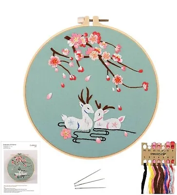 Blossom Beginners Starter Embroidery Kit Set For Handmade Embroidery DIY Craft • £4.95