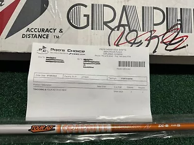 BRAND NEW Graphite Design Tour AD DI 6S Driver Shaft  UNCUT 46  Bought 2023 • $269