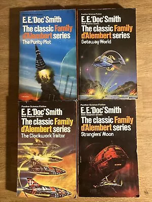 E.E. Doc Smith Family D'Alembert Books X 4 Very Good • £3.99