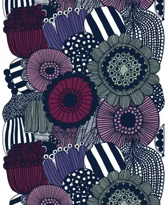 Marimekko Siirtolapuutarha Cotton Fabric Sold By Yard From Finland • $52