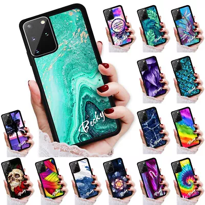 Personalised Name Case Cover For Samsung S23 S22 S21 S20 FE S10 Plus Ultra Note • $9.99