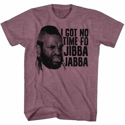 Mr. T Jibba Jabba Vintage Maroon Heather T-Shirt • $23.45