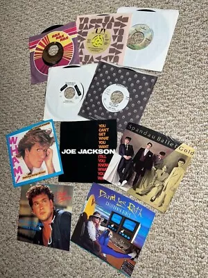 RARE LOT MIXED 7  Vinyl 45's/PS's: Pop Country Soul New Wave Rock • $2.50