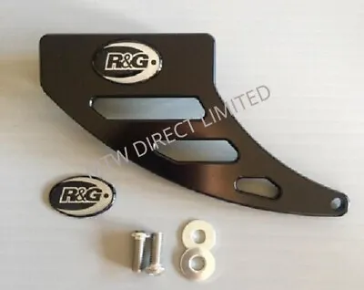 R&G RACING BLACK ALUMINIUM TOE CHAIN GUARD Kawasaki ZX6R J1 J2 2000-2002 • £38.97