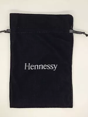 Black Hennessy Velvet Drawstring Jewelry  Pouch 9 ×6  • $2.99