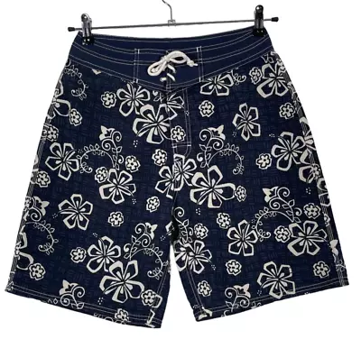 Ocean Pacific Swim Shorts Size W30 Blue Board Short Surf Skate Holiday Summer • £14.45