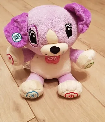 LeapFrog My Puppy Pal - Violet INTERACTIVE TEACHES COLOURS SOUNDS WORDS • £15