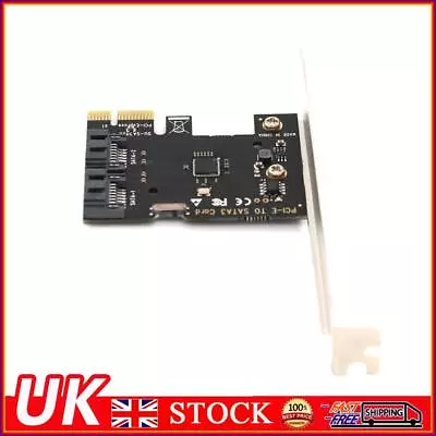 Pci-e To SATA 3.0 Internal 6Gbps Ports Disk Expansion Card • £11.19