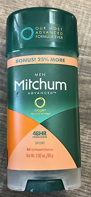 Mitchum Anti-Perspirant Deo Power Gel Sport 2.82 Oz Oxygen Technology 48 Hr • $9.99