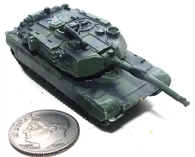 Small Micro Machine M-1 Abrams Tank In  Dark Green Camouflage • $10