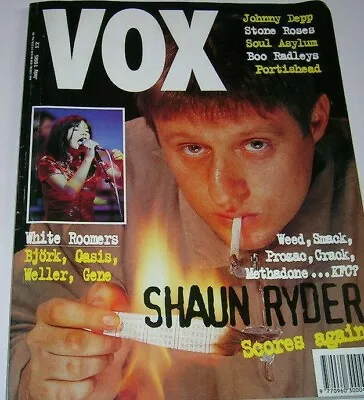 £4.65 • Buy VOX 57 SHAUN RYDER Johnny Depp STONE ROSES Rock&Roll Comix SOUL ASYLUM July 1995