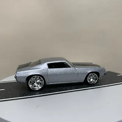 Full Throttle FOOSE Design 1970 CHEVY CHEVROLET CAMARO Silver/Black - 1:64 NM  • $8.49