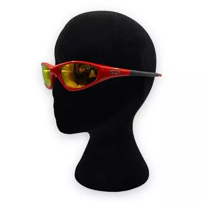 Oakley 1995 Straight Jacket Red Vintage Sunglasses Rare Sunglasses Collection JP • $299.14
