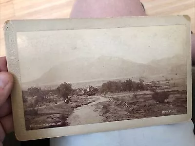 Rare Big Old Cabinet Photo By Wf Hook Of Cheyenne Mountain Colorado Springs • $0.99