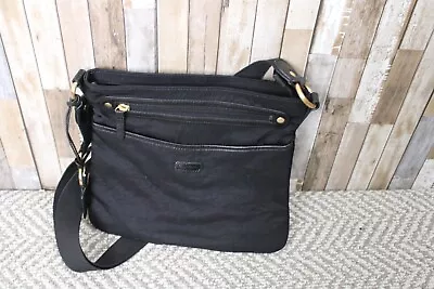 Ellington Black Nylon Crossbody Bag • $65