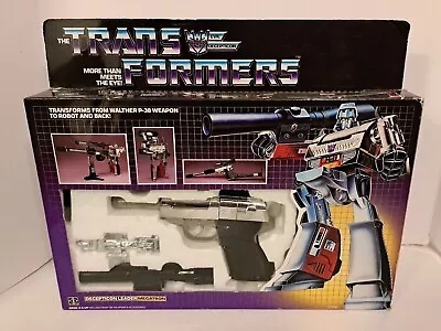 Vintage Original 1984 G1 Transformers Megatron Complete Boxed Walther P38  • $1100