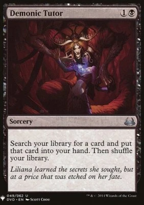 $40.95 • Buy MTG Magic The Gathering Demonic Tutor (620/1700) Mystery Booster LP