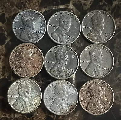 1943 Steel Pennies WW2 Coins ~ Nice Coins • $0.99