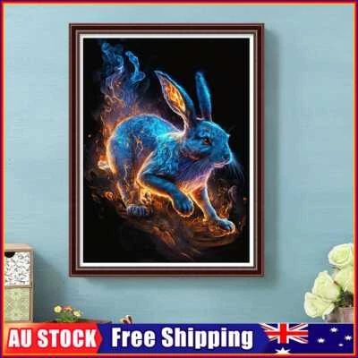 $11.89 • Buy Rabbit 5D DIY Full Round Drill Diamond Painting Kit Home Decoration (sz3296)