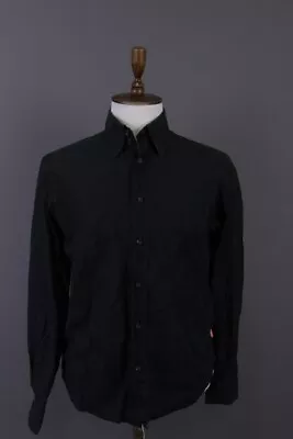 Versace Jeans Couture Black Long Sleeve Button Down Shirt Size L • $87.49