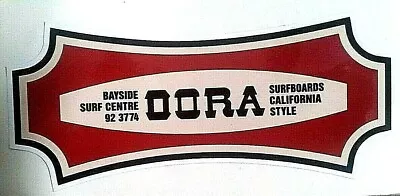  DORA SURFBOARDS  RETRO Sticker Decal Surfboard MIKI MICKEY 1960s LONGBOARD • $2.58