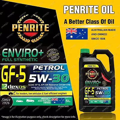 Penrite Enviro+ 5W30 Engine Oil 5L For DATSUN Dualis GTR R32 Maxima Pulsar Tiida • $76.21