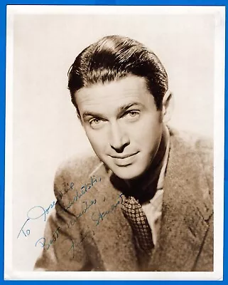 James Jimmy Stewart Actor Hand Signed Autograph 8x10 Doubleweight Vintage Photo • $399.99