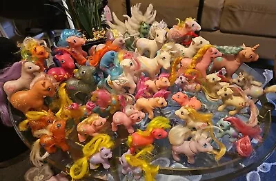 HUGE LOT OF 35 MY LITTLE PONY VINTAGE HASBRO 1980s 1st GENERATION • $59.99