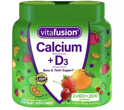 Vitafusion Calcium Gummy Vitamins With Bone Support For Adults - 220-00636 • $28