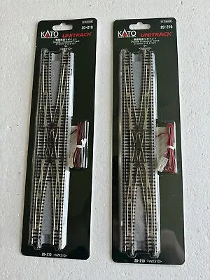 Kato 20-210 N Scale Double Crossover Track. New In Package. • $41