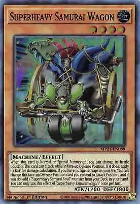 Superheavy Samurai Wagon [MP21-EN089] Super Rare - Yu-Gi-Oh! - NM • $1