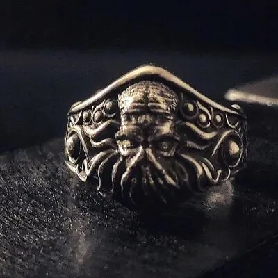 Retro Great Cthulhu Worship Ring For Man Woman Punk Mysterious Sea Monster Ring • $12.97