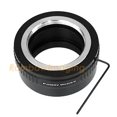 Adjustable M42 Lens To CANON EOS M EF-M Mirrorless Camera M2 M3 M5 M6 II Adapter • $11.04