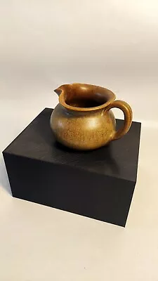 Vtg. Georgia Potter W.J.Gordy MCM Brown Drip Glaze Pitcher EUC • $40