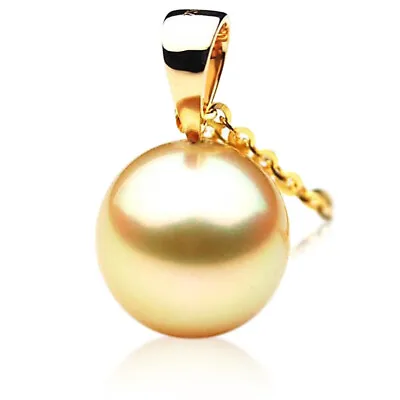 13mm Pacific Pearls® Golden South Sea Pearl Pendants • $959