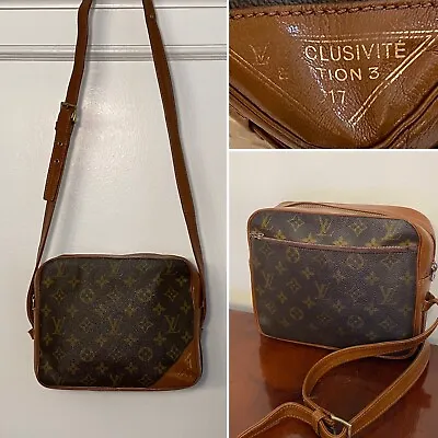 RARE Vintage LOUIS VUITTON Exclusivite Edition 3 Shoulder-Bag Handbag Clutch • $399.99