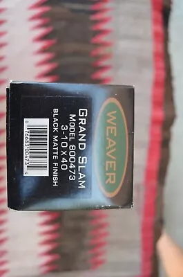 Weaver Grand Slam 3-10x40mm Rifle Scope • $290