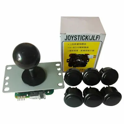 Original Sanwa Joystick JLF-TP-8YT With 6 OBSF-30 Buttons Kit For DIY Arcade 1up • $77.85