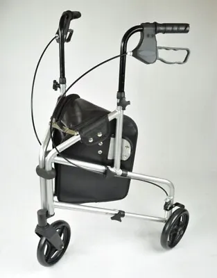 Lightweight Tri Walker Three Wheeled Walking Aid Mobility Walker -Blue Or Silver • £85