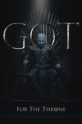 Game Of Thrones Night King For The Throne Maxi Poster 91.5 X 61cm 100% Official • £7.20