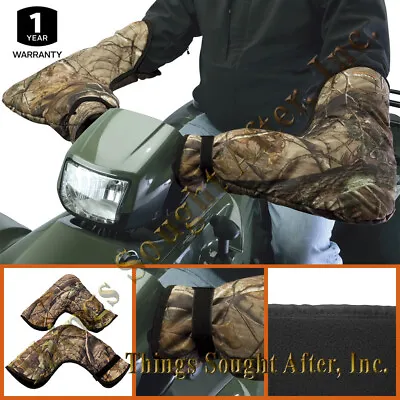 Handlebar Mitts For Kawasaki ATV Quad 4-Wheeler Hand Protection Warmer Camo • $44.77